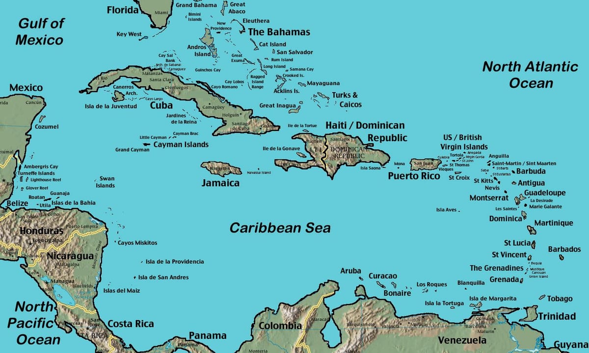 Karta za Belize karibima