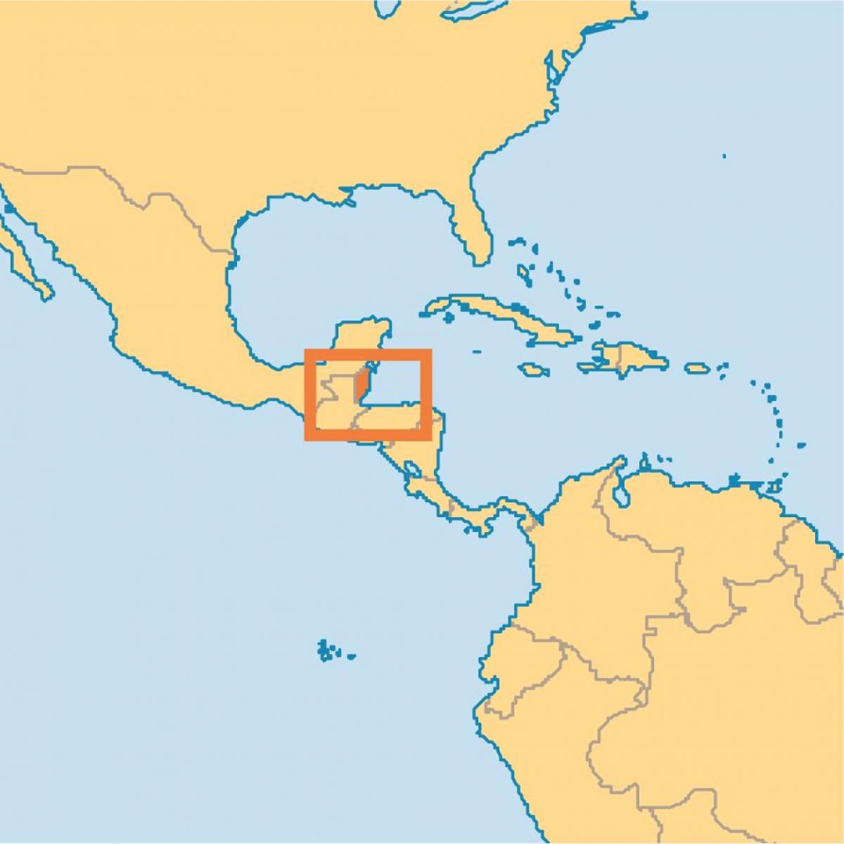 Belize lokaciju na svijetu mapu