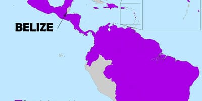 Karta za Belize žika