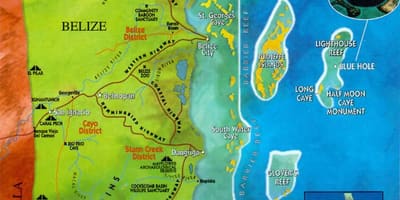 Karta za Belize zoo