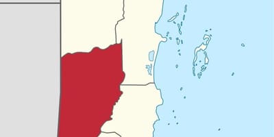 Cayo distriktu Belize mapu